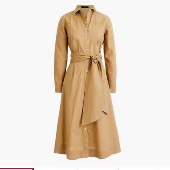 J. Crew Dresses & Skirts - NWT J. CREW Poplin Shirt Dress size 00